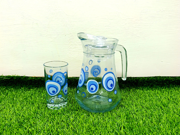Water Set blue printed (7pcs) img
