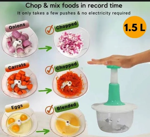 Hand Food Chopper 1.5 Ltr img