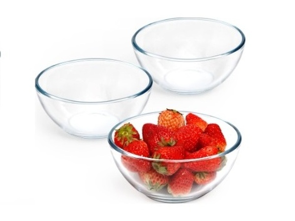 Bowl Clear Glass Plain Small (6-Pcs) img