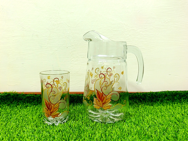 Water Set floral printed (7pcs) img